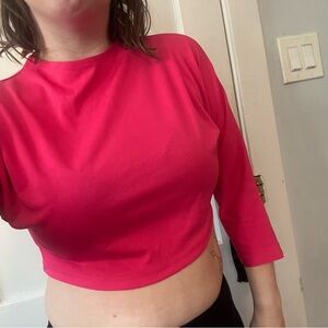 Women's Pink Crop Top